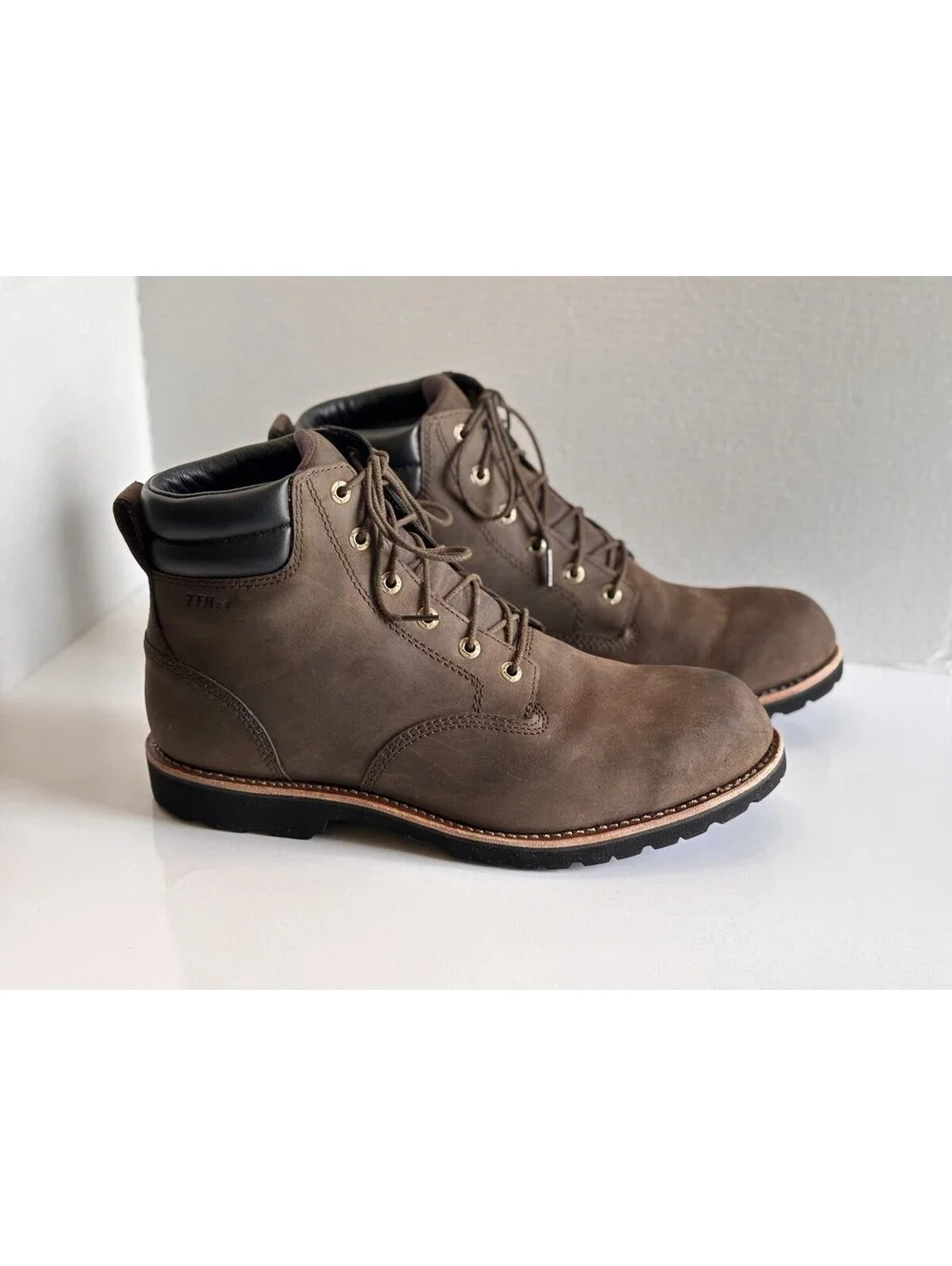 LL Bean Bucksport TEK 2.5 Boots Men's Size 13 M Brown Leather Plain Toe Vibram